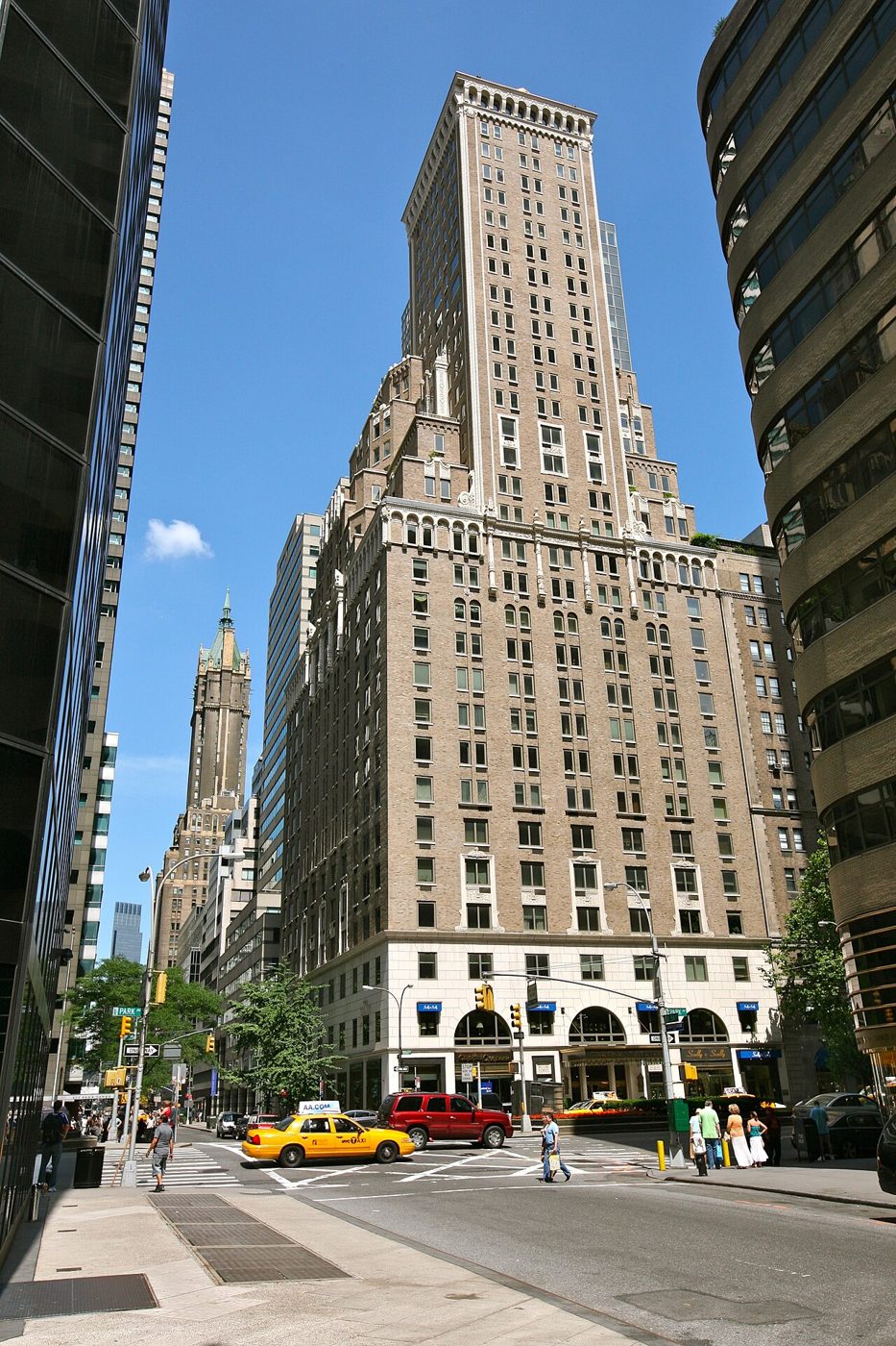 Trump Park Avenue seen along the 59th Street corridor on the Upper East Side of Manhattan