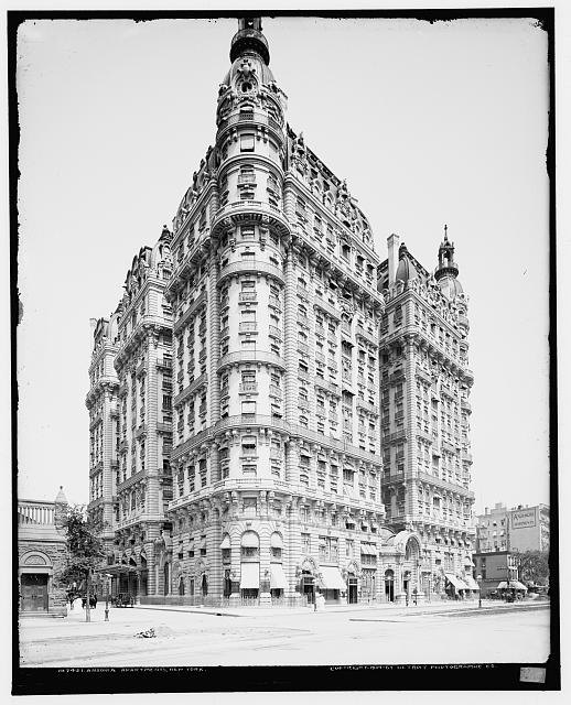 The Ansonia in 1904, the year it was completed.