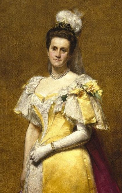 Portrait of Emily Warren Roebling, who helped supervise the Brooklyn Bridge construction