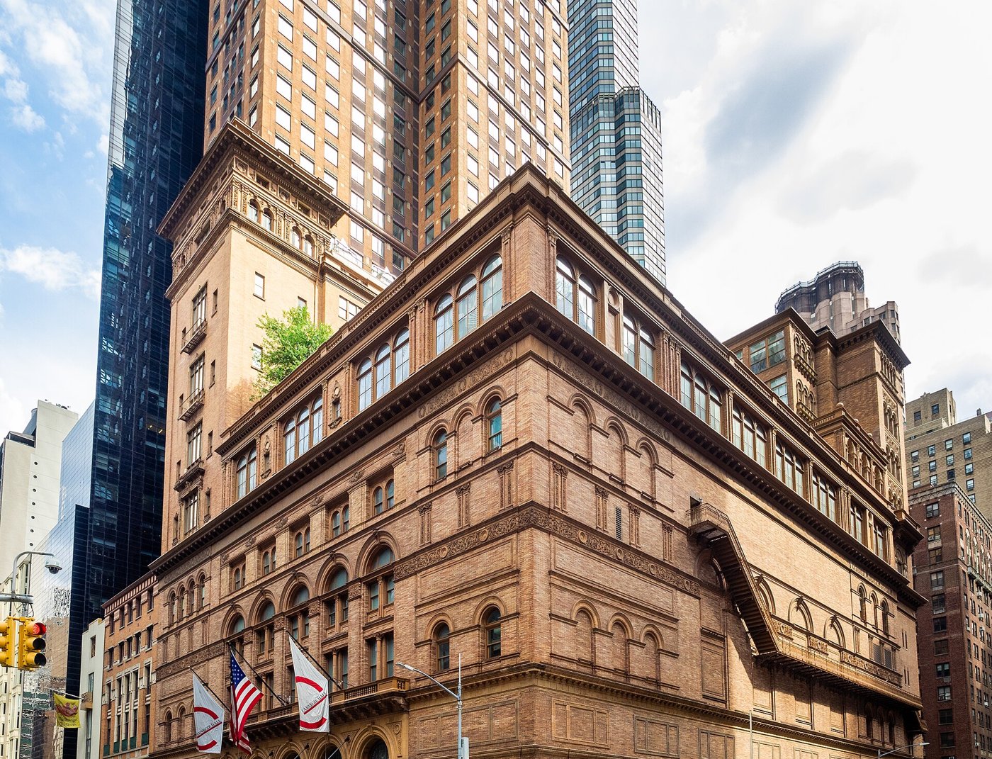 Carnegie Hall at Seventh Avenue and West 57th Street in 2019.