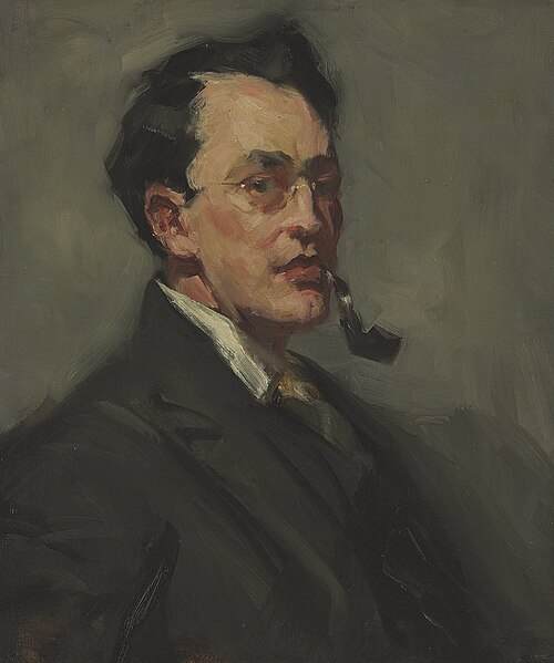 Portrait of the painter John Sloan by Robert Henri, 1909