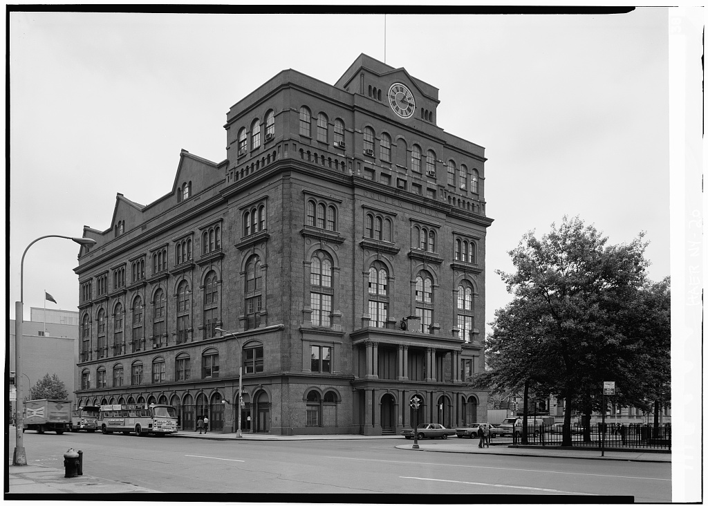 The Cooper Union Foundation Building photographed by the Historic American Buildings Survey.