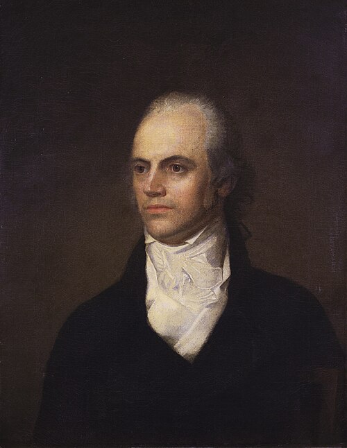 Portrait of Aaron Burr by John Vanderlyn