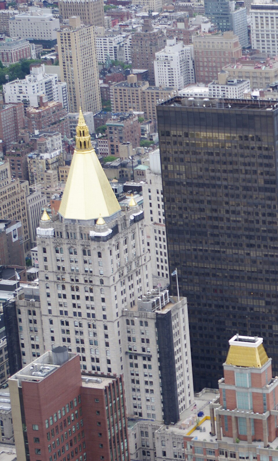 New York Life building seen from above Madison Square