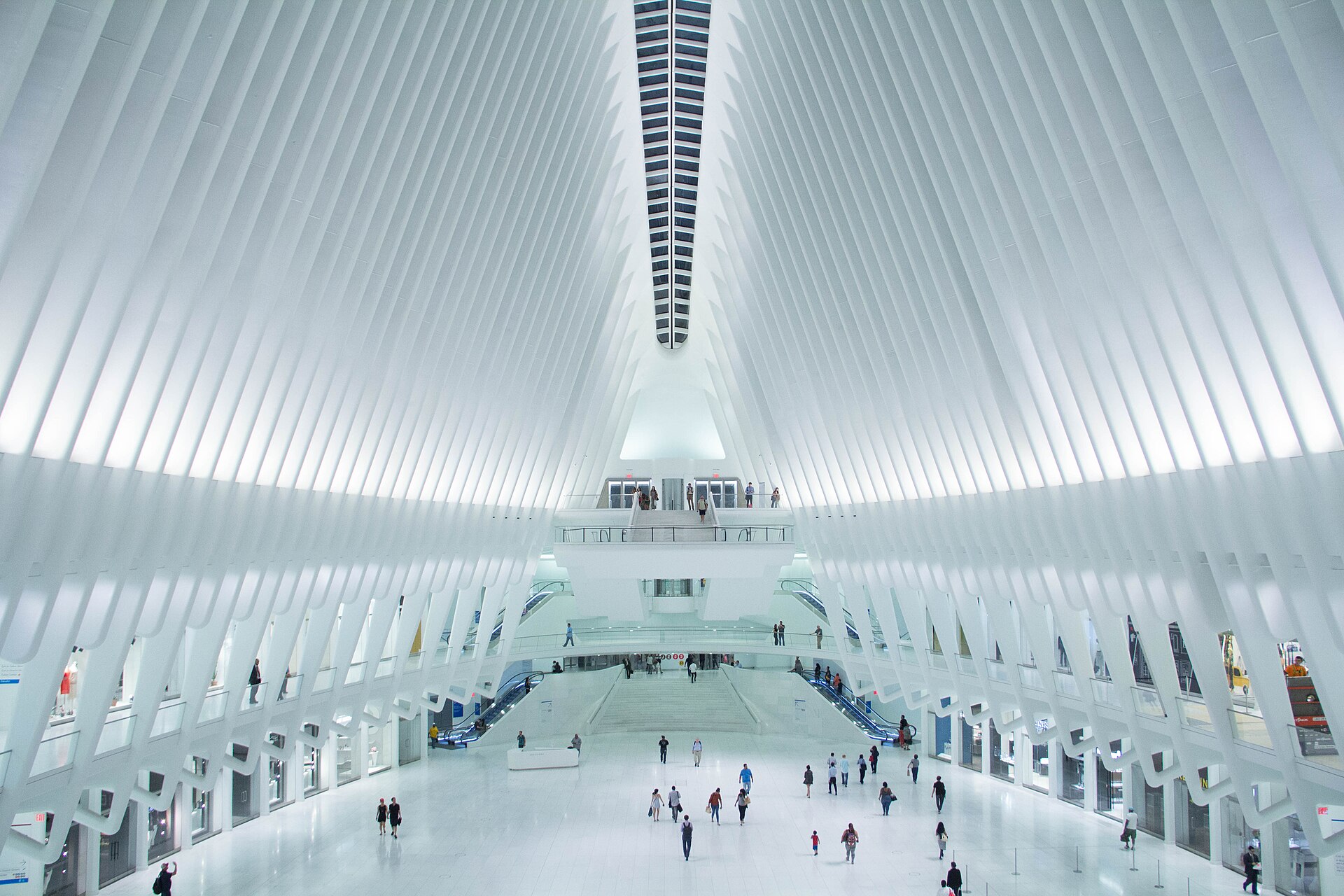 Inside the Oculus in August 2016, the year it opened