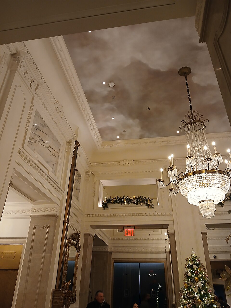 First-floor hall at the St. Regis New York in 2025
