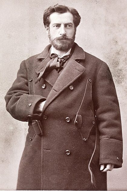 Portrait of the sculptor Frederic Auguste Bartholdi, designer of the Statue of Liberty